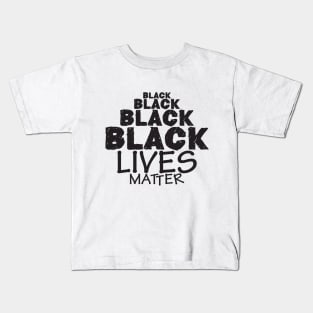 Black Lives Matter Shirt White T-Shirt Kids T-Shirt